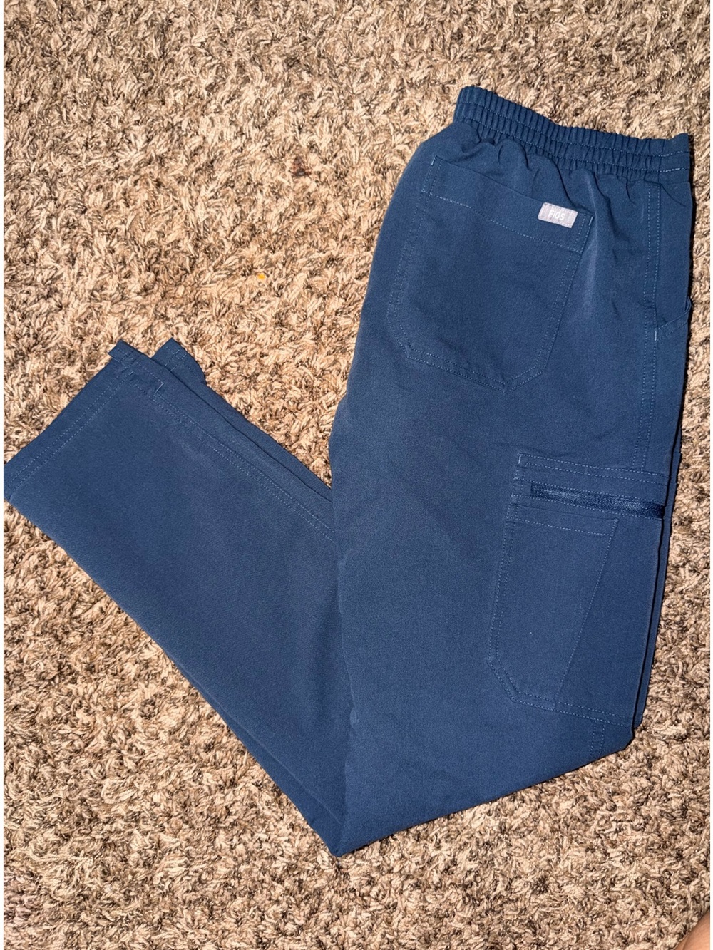 Figs Women (Teal Cargo) scrub pants